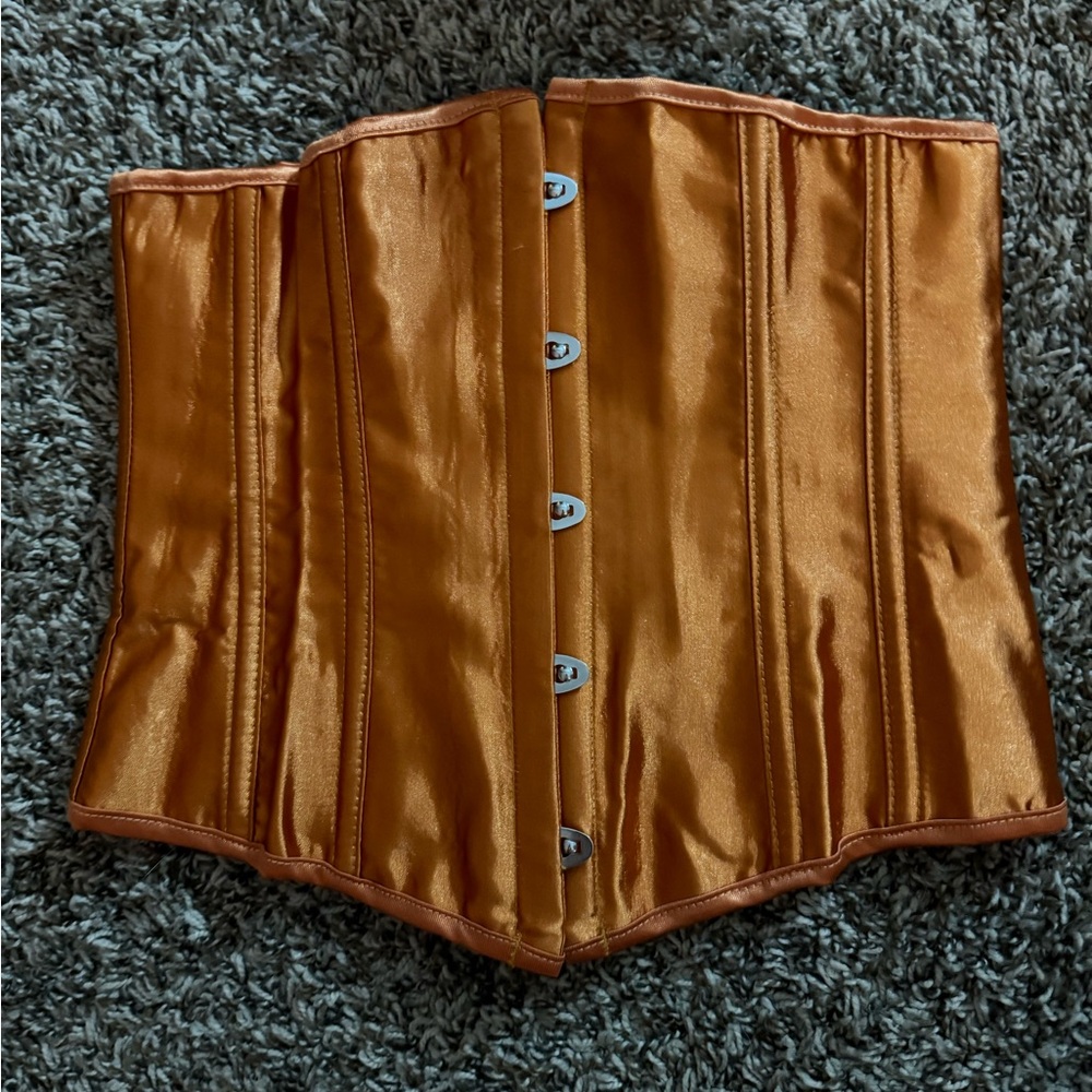 orange corset